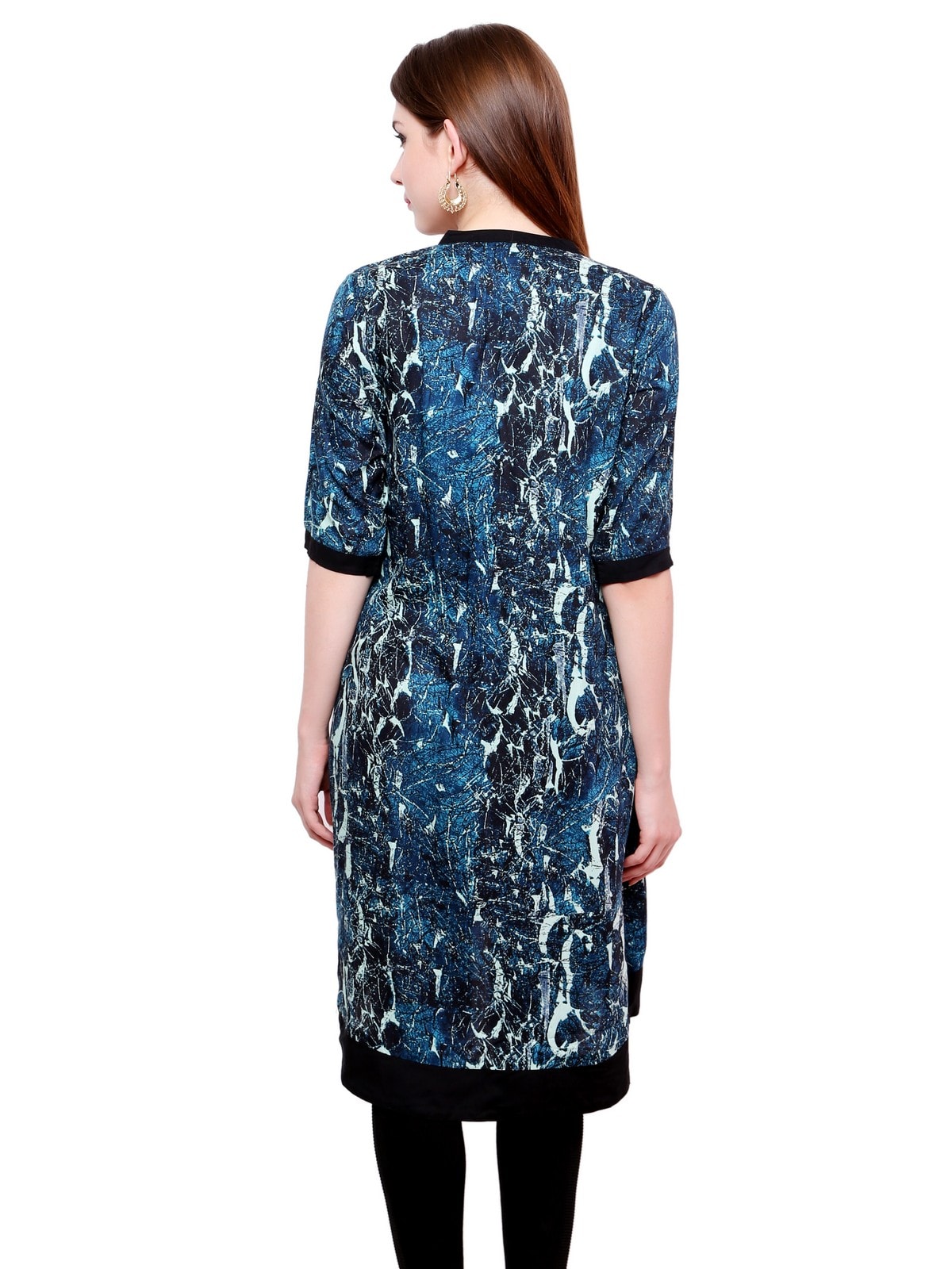 Finding Product Women's Abstract Print Jacket Kurti