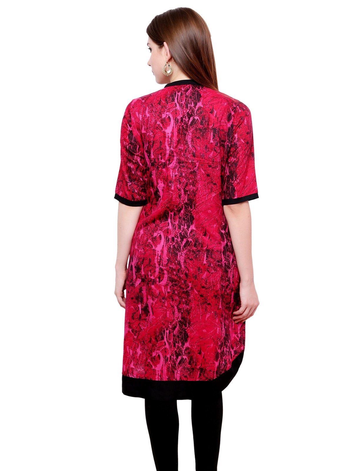 Finding Product Women's Abstract Print Jacket Kurti