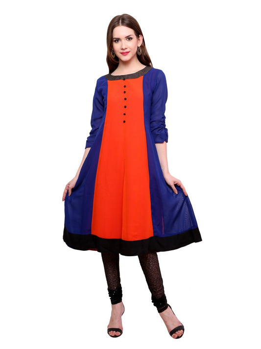 Finding Product Women's Georgette Anarkali Kurti