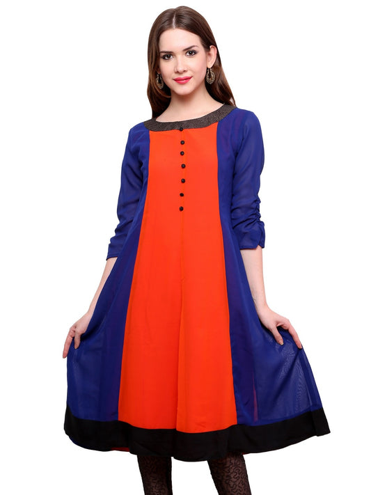 Finding Product Women's Georgette Anarkali Kurti