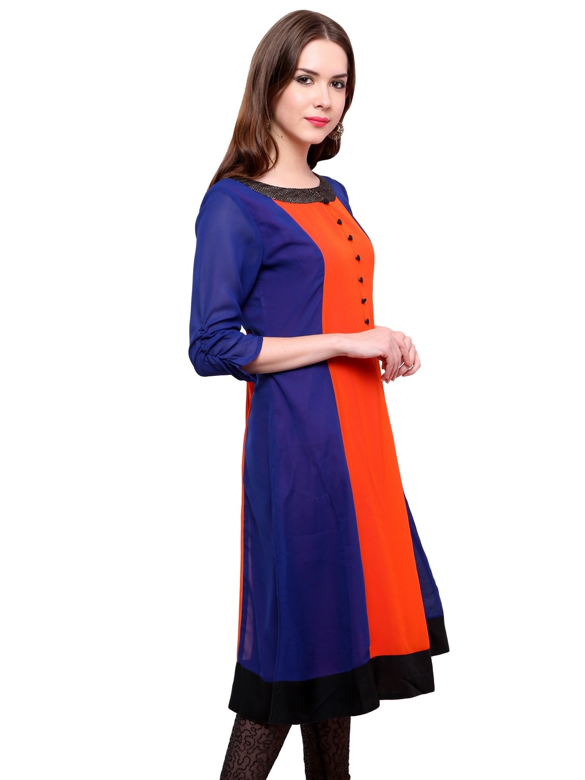 Finding Product Women's Georgette Anarkali Kurti
