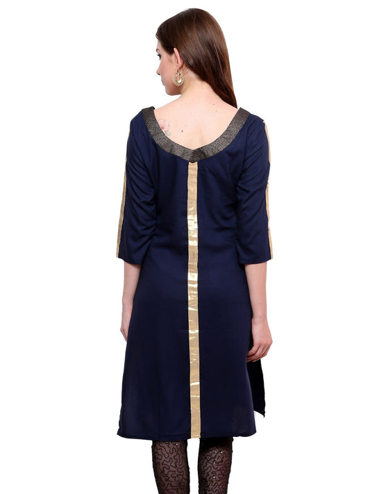 Finding Product Women's brocade Placket Kurti