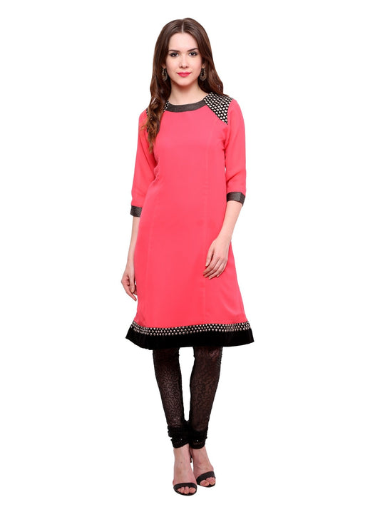 Finding Product Women's Shoulder Brocade Kurti