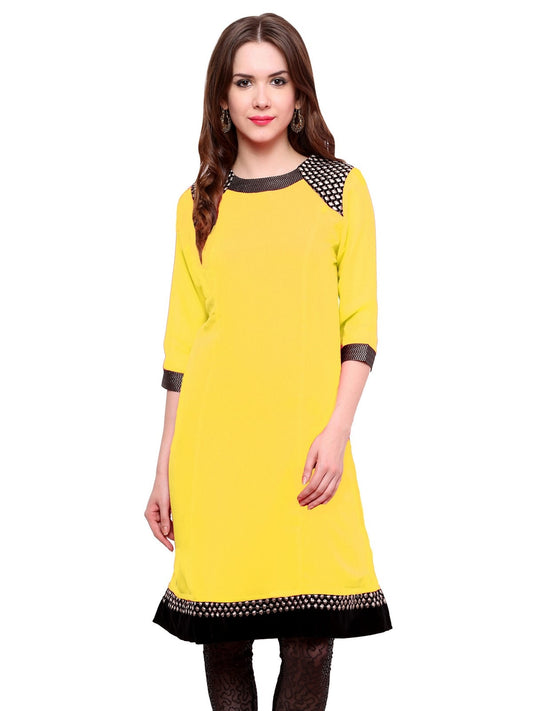 Finding Product Women's Shoulder Brocade Kurti