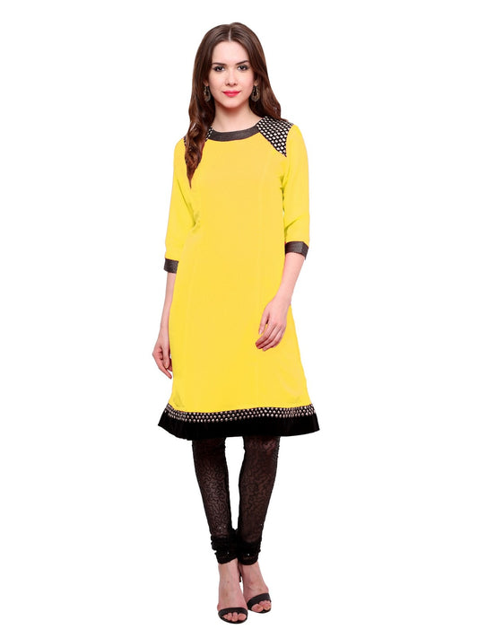 Finding Product Women's Shoulder Brocade Kurti