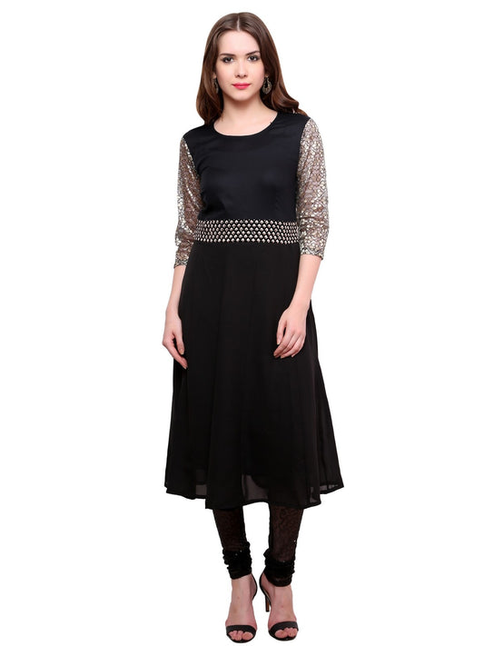 Finding Product Women's Brocade Belt Kurti