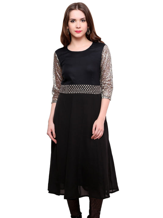 Finding Product Women's Brocade Belt Kurti