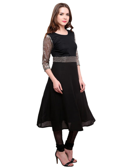 Finding Product Women's Brocade Belt Kurti