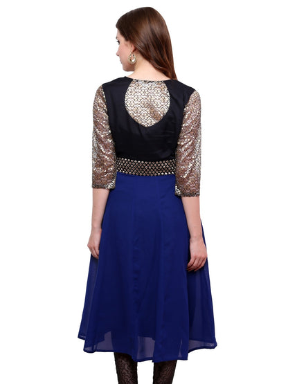Finding Product Women's Brocade Belt Kurti