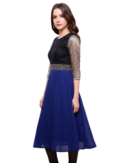 Finding Product Women's Brocade Belt Kurti