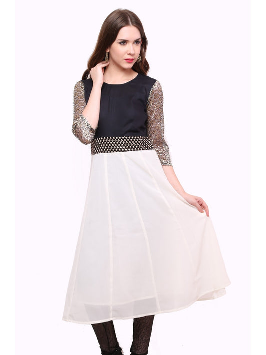 Finding Product Women's Brocade Belt Kurti