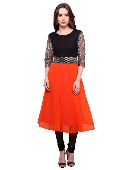 Finding Product Women's Brocade Belt Kurti