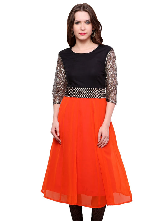Finding Product Women's Brocade Belt Kurti