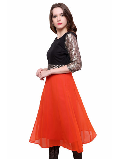 Finding Product Women's Brocade Belt Kurti
