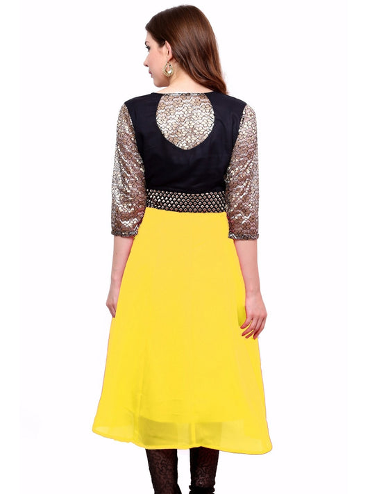 Finding Product Women's Brocade Belt Kurti