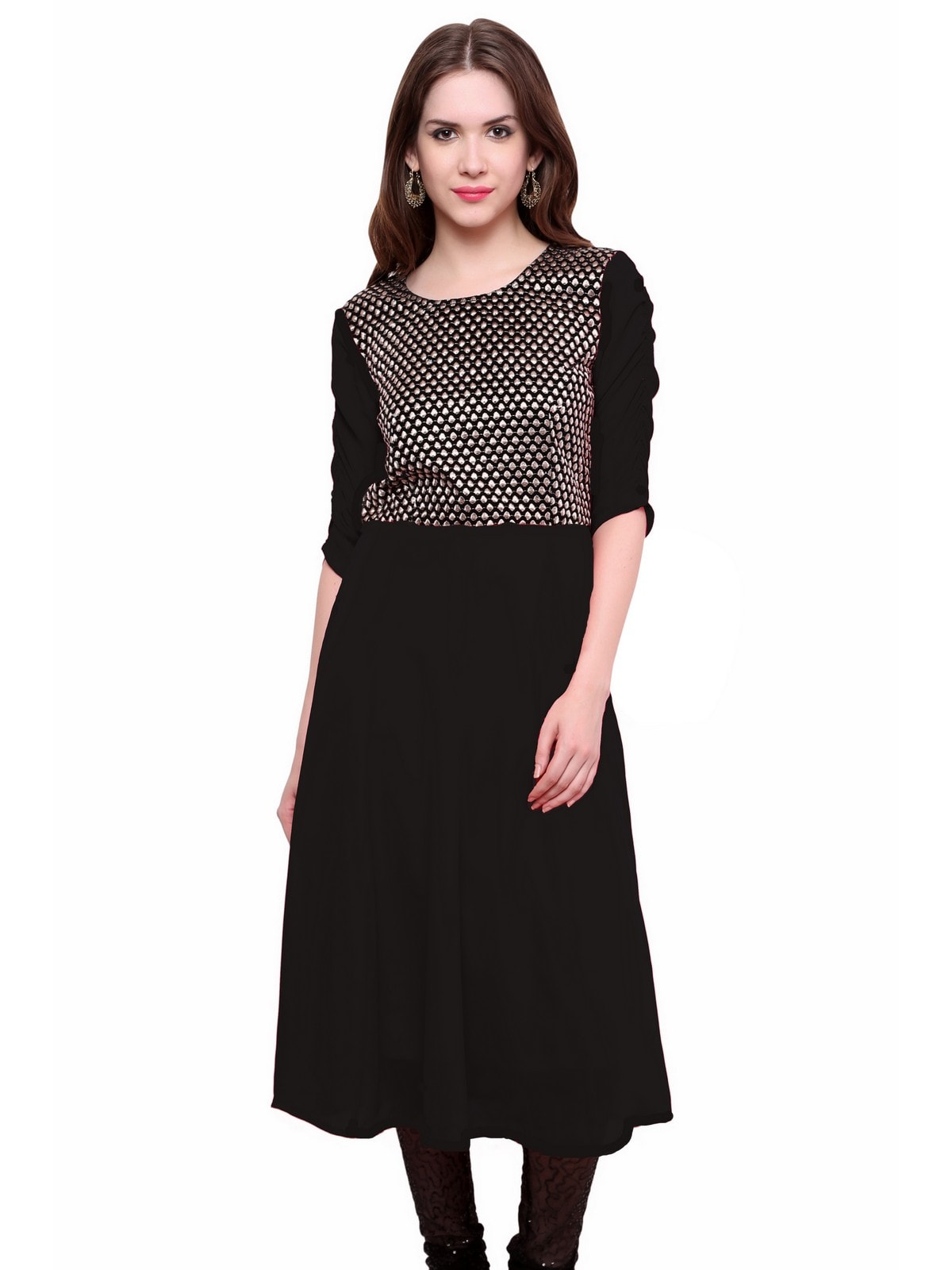 Finding Product Women's Brocade Bodice Kurti