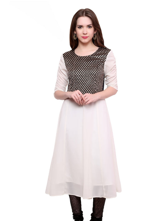Finding Product Women's Brocade Bodice Kurti