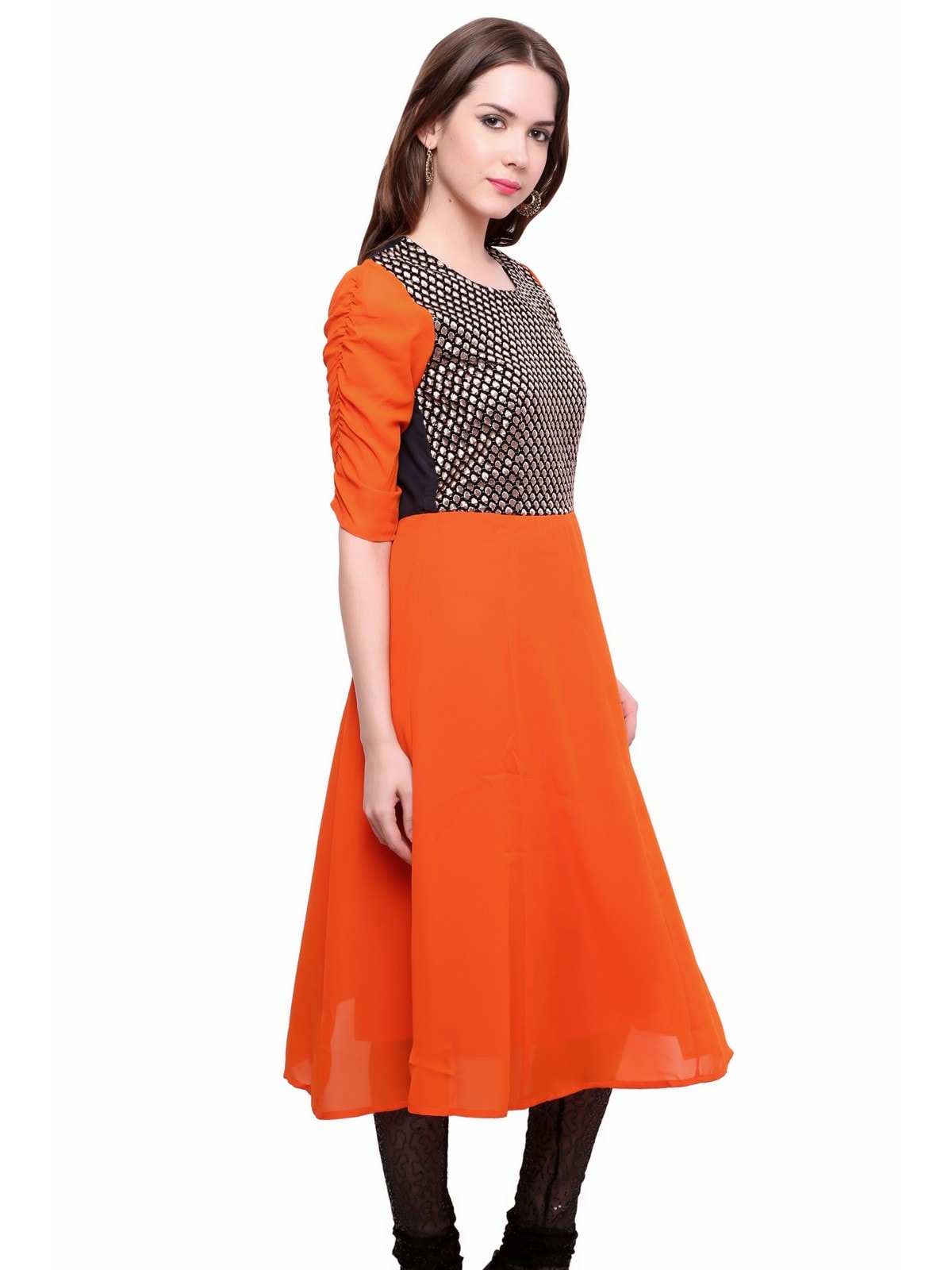 Finding Product Women's Brocade Bodice Kurti