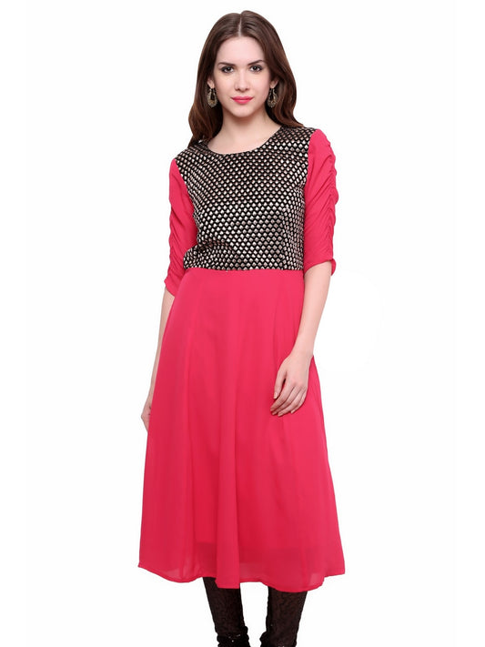 Finding Product Women's Brocade Bodice Kurti
