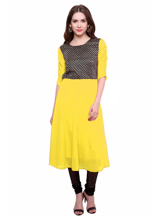 Finding Product Women's Brocade Bodice Kurti