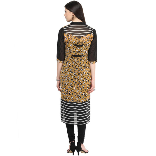 Finding Product Women's Red Abstract Print Kurti