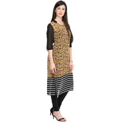 Finding Product Women's Red Abstract Print Kurti