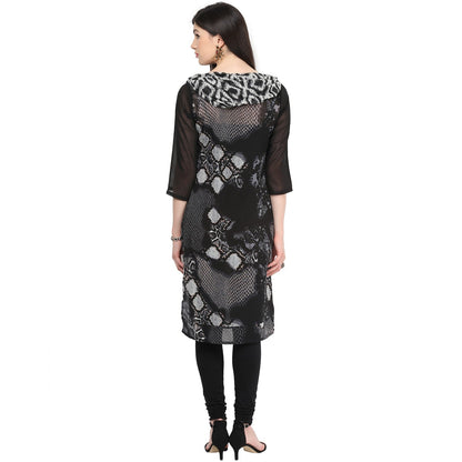Finding Product Women's Monocromatic Cowl Kurti
