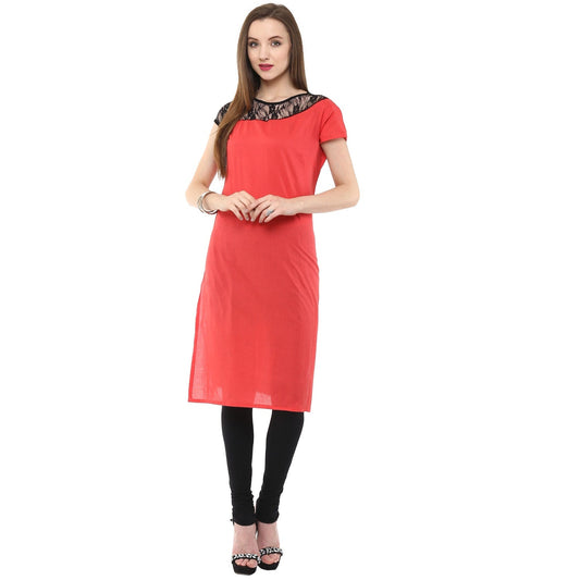 Finding Product Women's Asymmetric Lace Kurti
