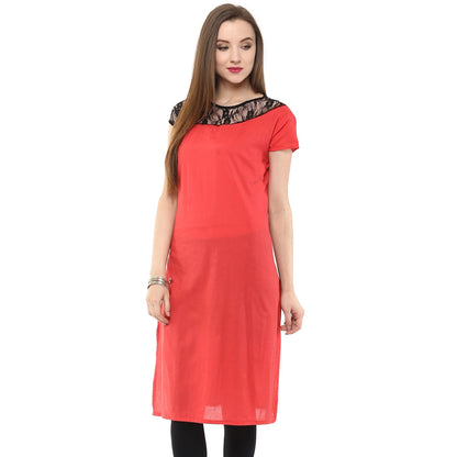 Finding Product Women's Asymmetric Lace Kurti