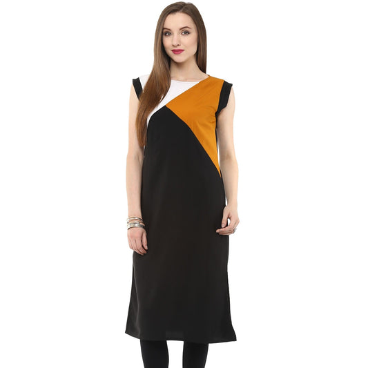 Finding Product Women's Color Block Patched Kurti