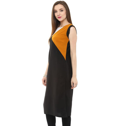 Finding Product Women's Color Block Patched Kurti