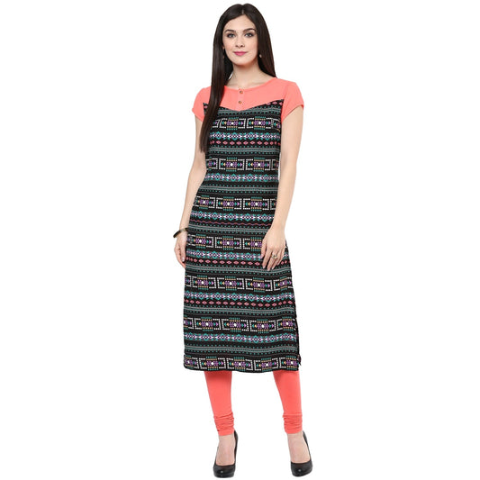 Finding Product Women's Neon Printed Kurti