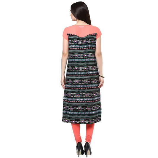Finding Product Women's Neon Printed Kurti
