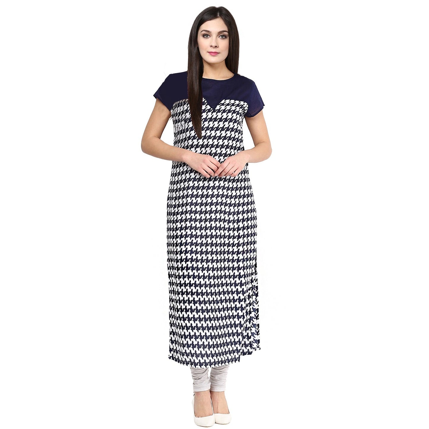 Finding Product Women's Honstooth Print Kurti