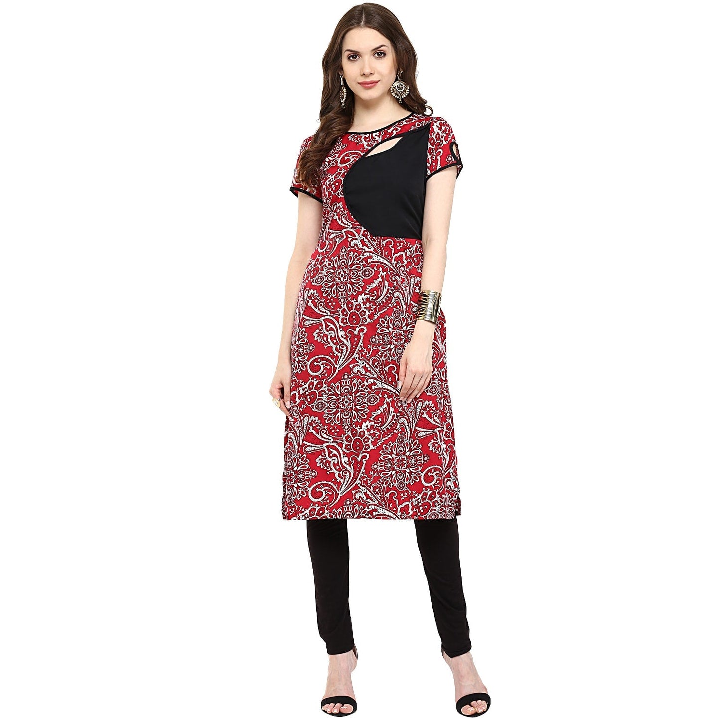 Finding Product Women's Flower Print Kurti