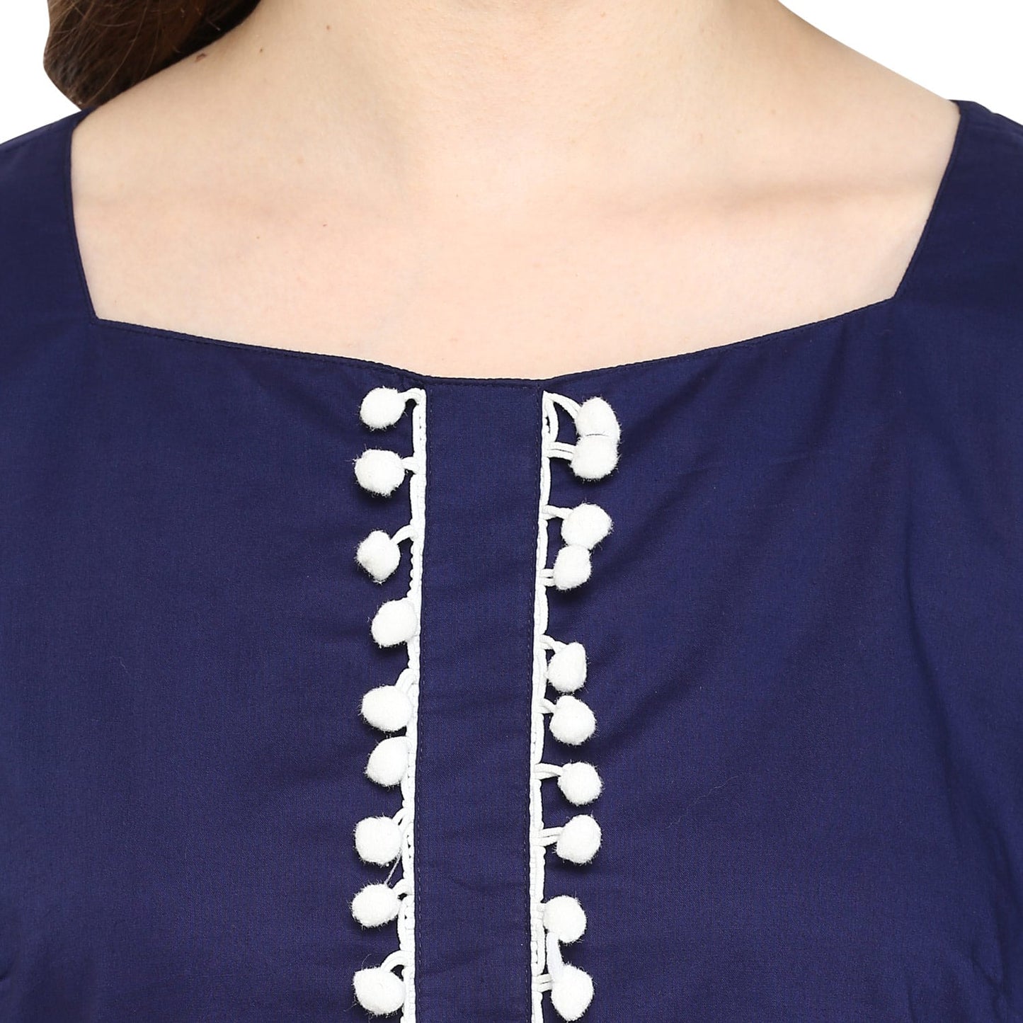 Finding Product Women's Navy Street Print Kurti