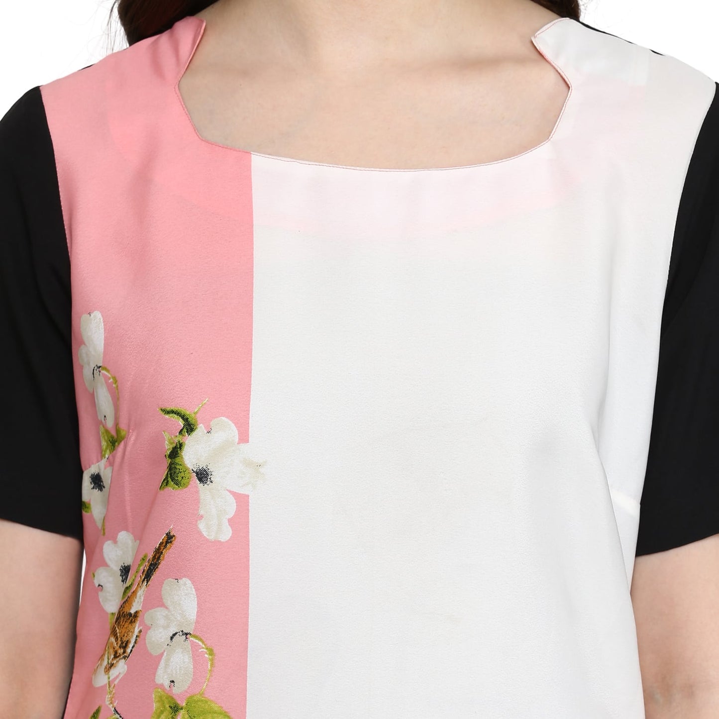 Finding Product Women's Bird Flower Print Kurti