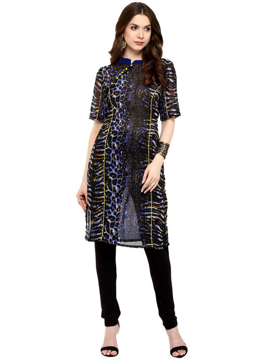 Finding Product Women's Snakeskin Print Kurti
