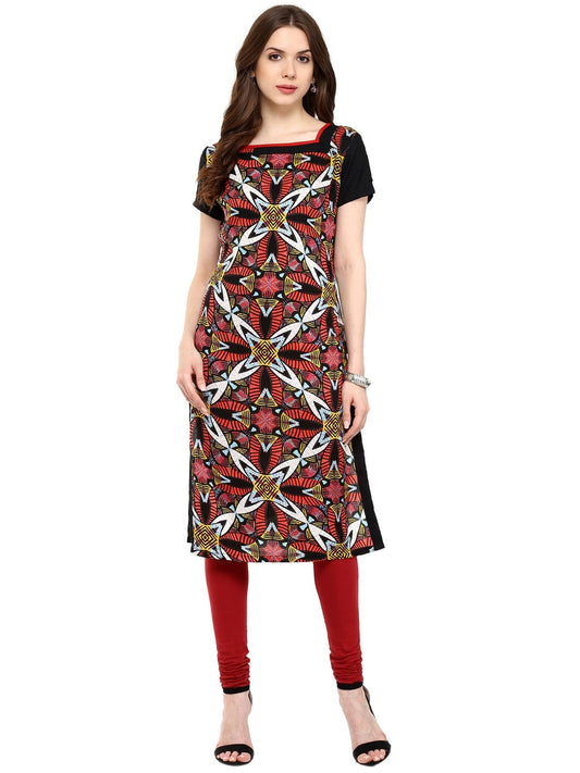 Finding Product Women's Allover Abstract Print Kurti