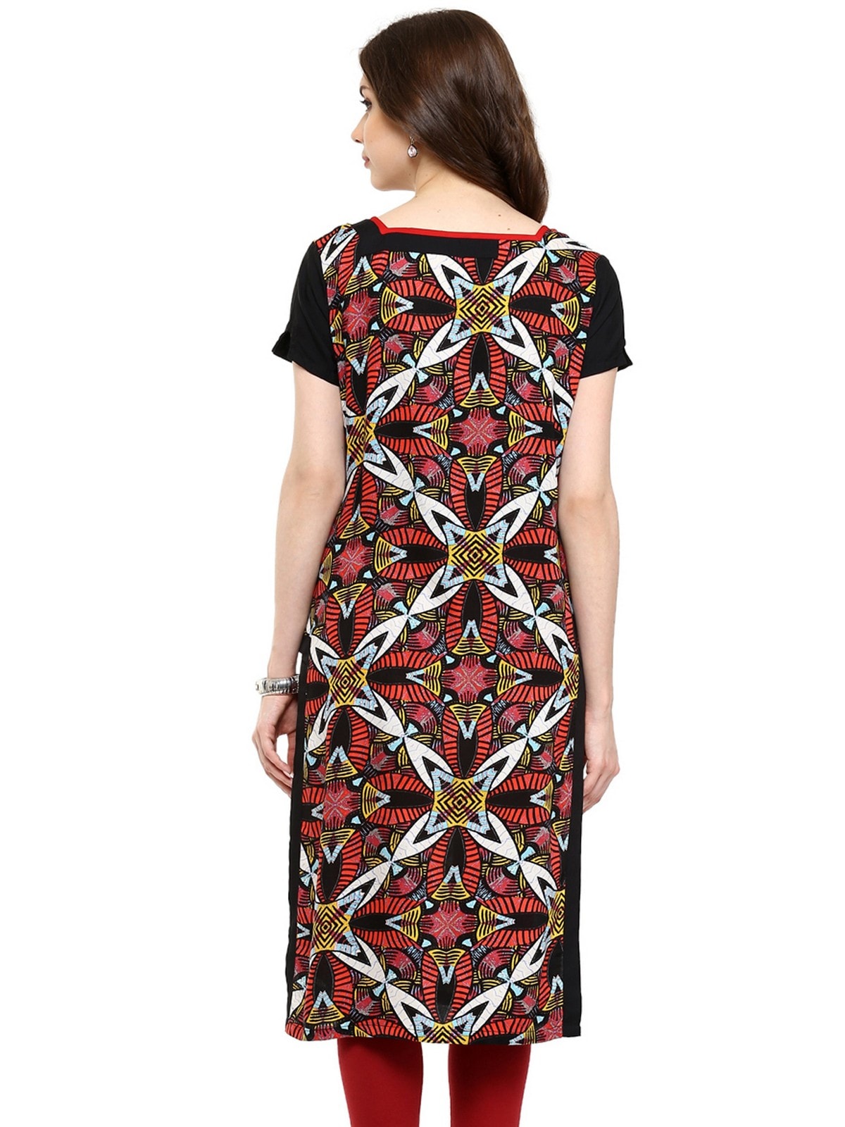 Finding Product Women's Allover Abstract Print Kurti
