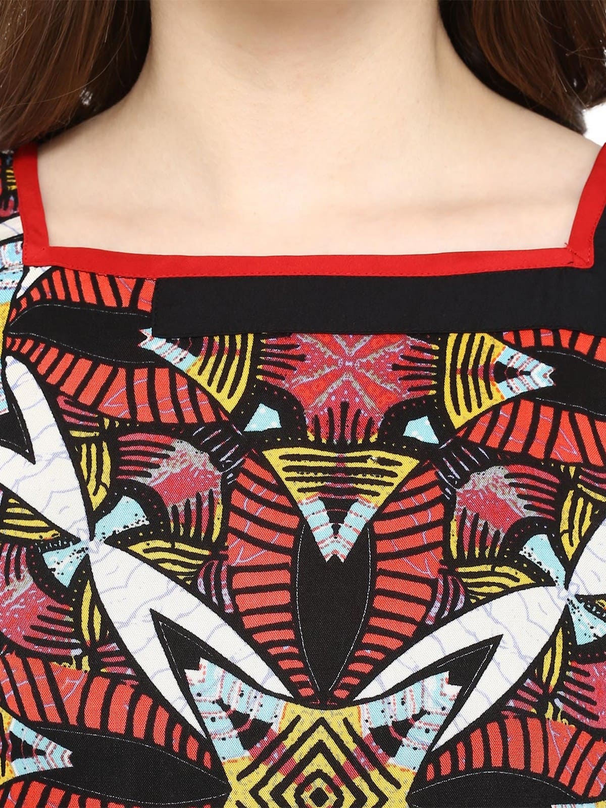 Finding Product Women's Allover Abstract Print Kurti