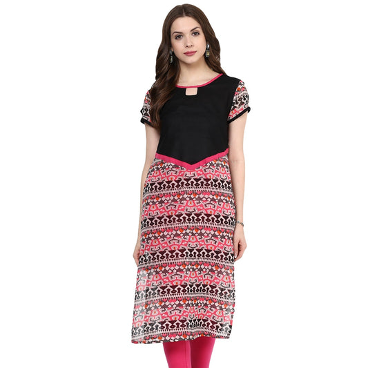 Finding Product Women's Multi Print Kurti