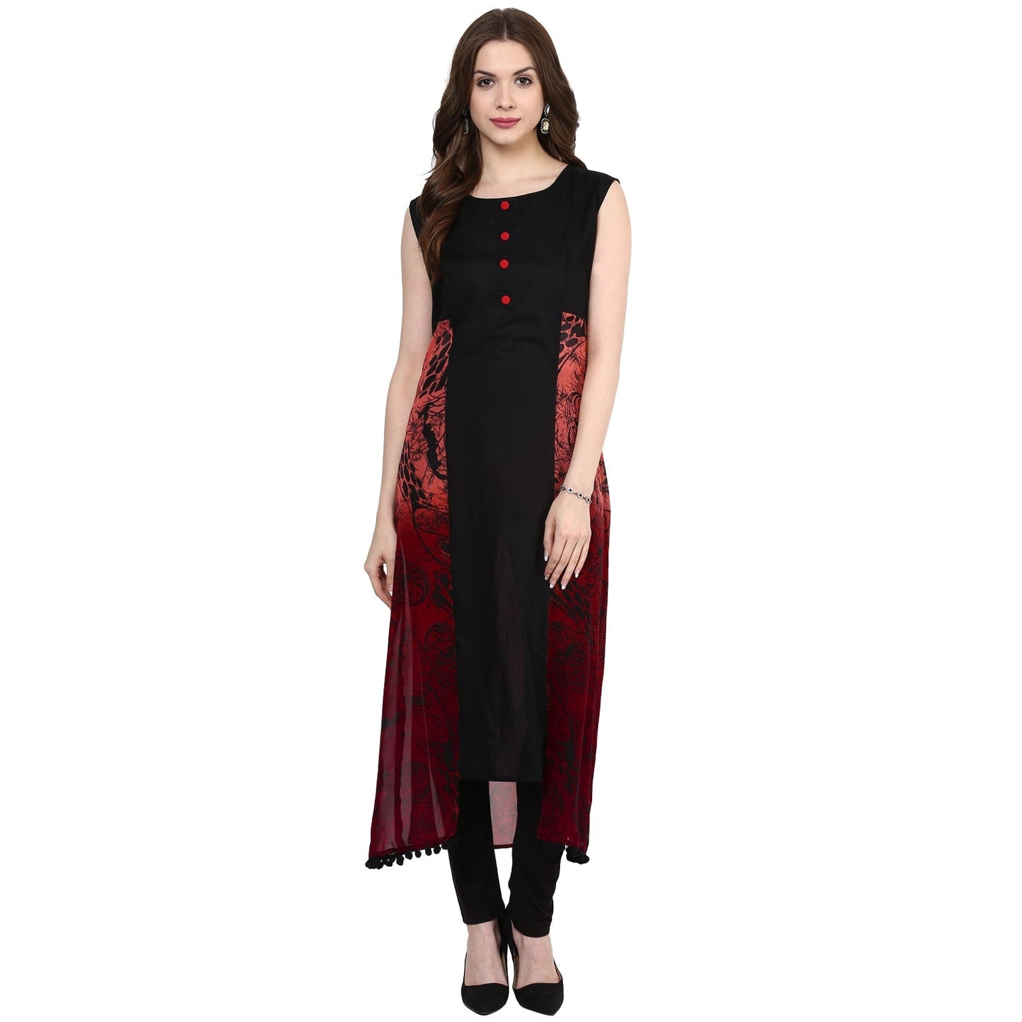 Finding Product Women's Abstract Print Ankle Length Kurti