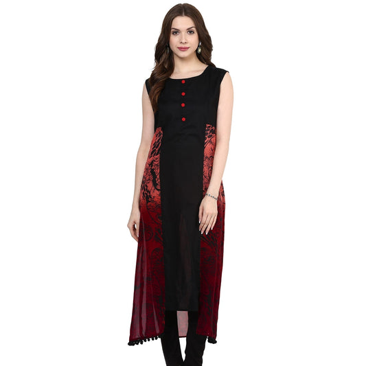 Finding Product Women's Abstract Print Ankle Length Kurti