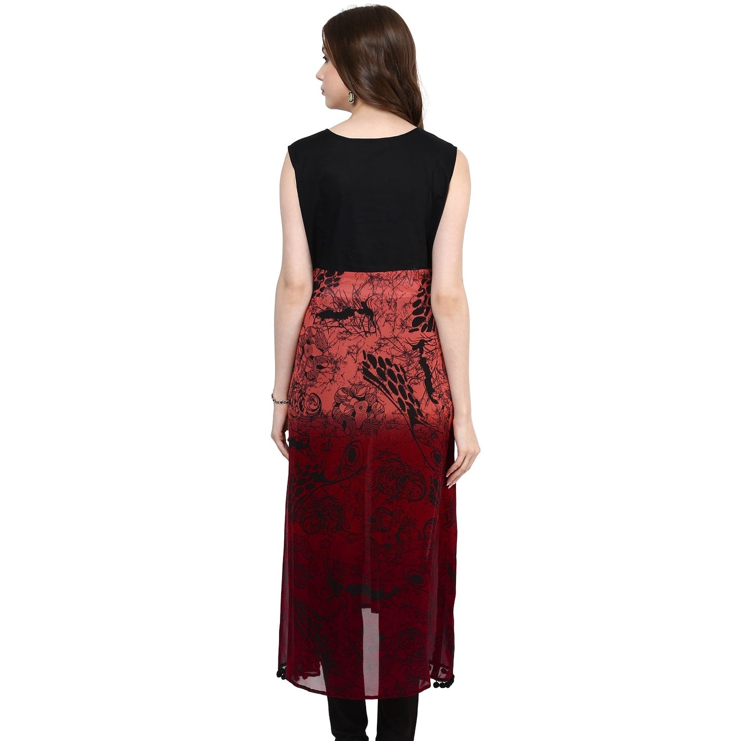 Finding Product Women's Abstract Print Ankle Length Kurti