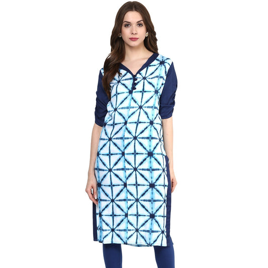 Finding Product Women's Ombre Print Kurti