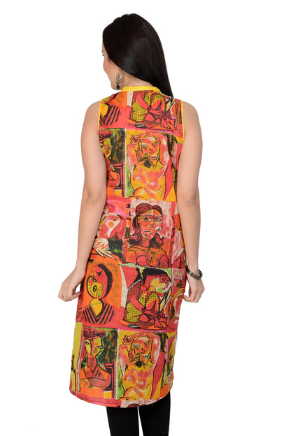 Finding Product Casual 3/4 Sleeve Printed Women's Kurti