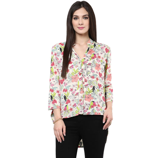 Finding Product Women's Neon Printed Top