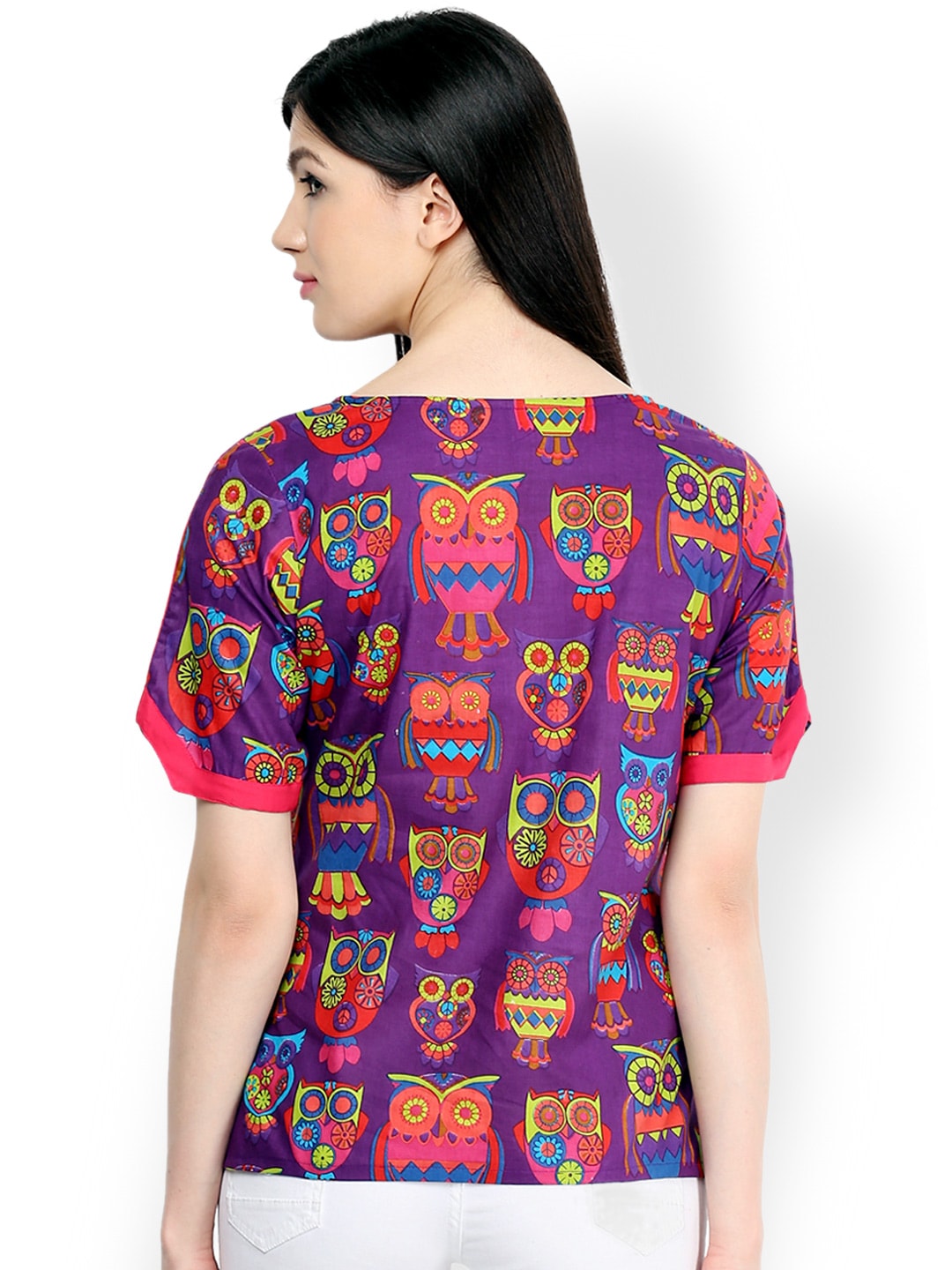 Finding Product Women's Owl Print Top
