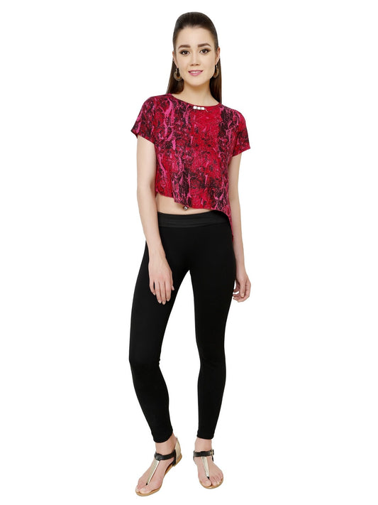 Finding Product Women's Asymmetric Crop Top